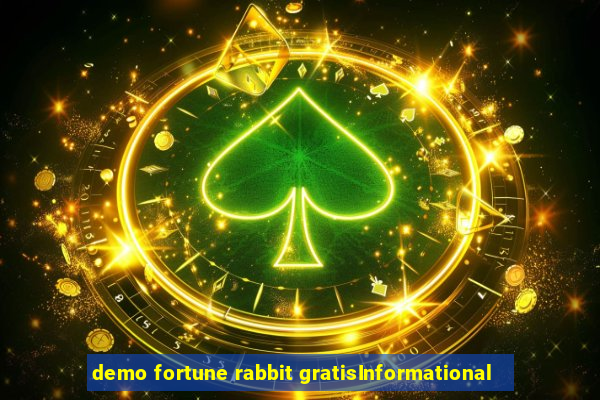 demo fortune rabbit gratisInformational